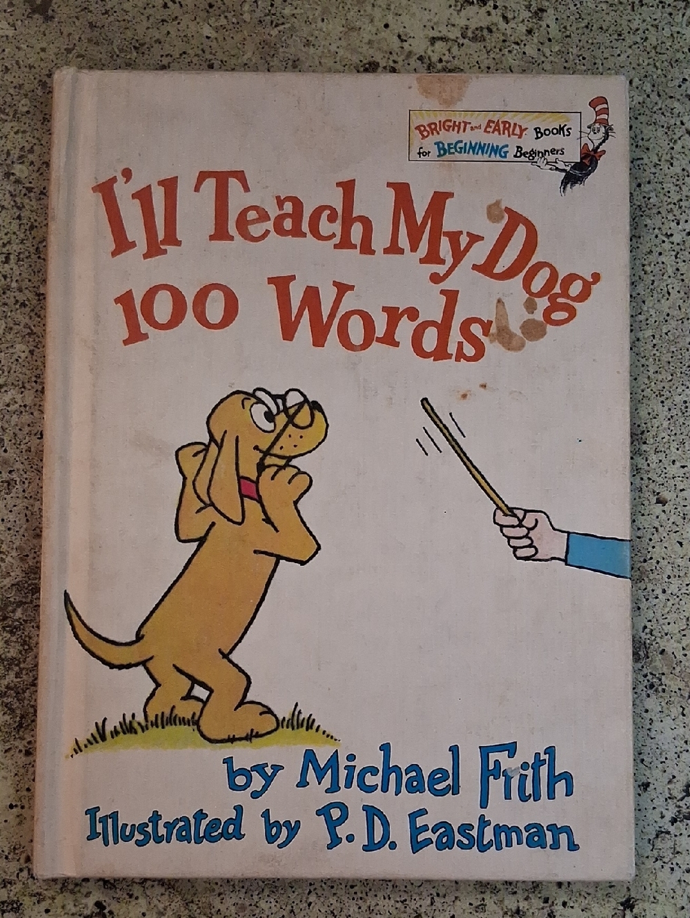 I'll Teach My Dog 100 Words By Michael Frith Vintage Beginner Dr Seuss Book